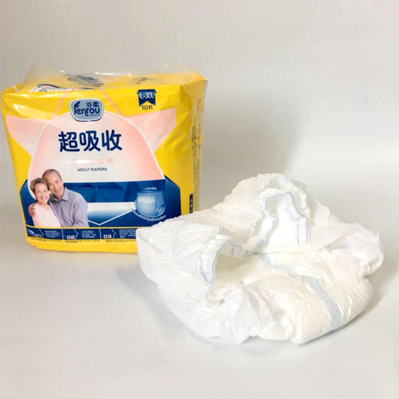 Adult Pull up Diaper Factory - Japan SAP Cotton Material