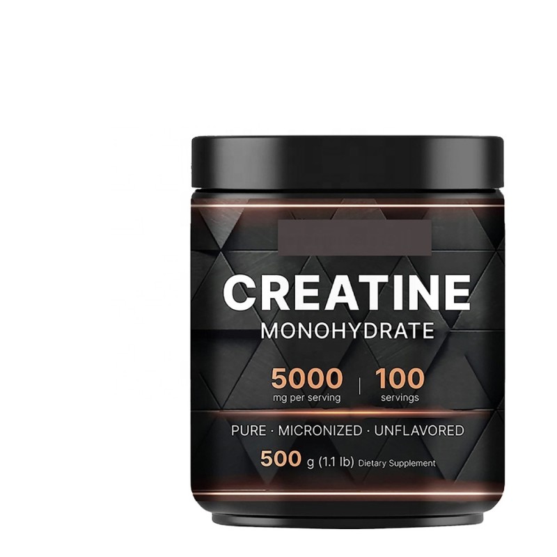 OEM Package Creatine Monohydrate Powder Pure Creatine Supplement Strengthen Muscle Support Energy Recovery 5000mg Per Serving