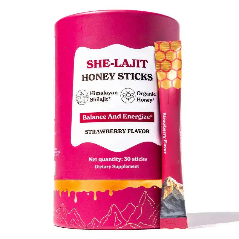 OEM Hot Selling Shilajit Honey Sticks Pure Himalayan Shilajit With Saffron