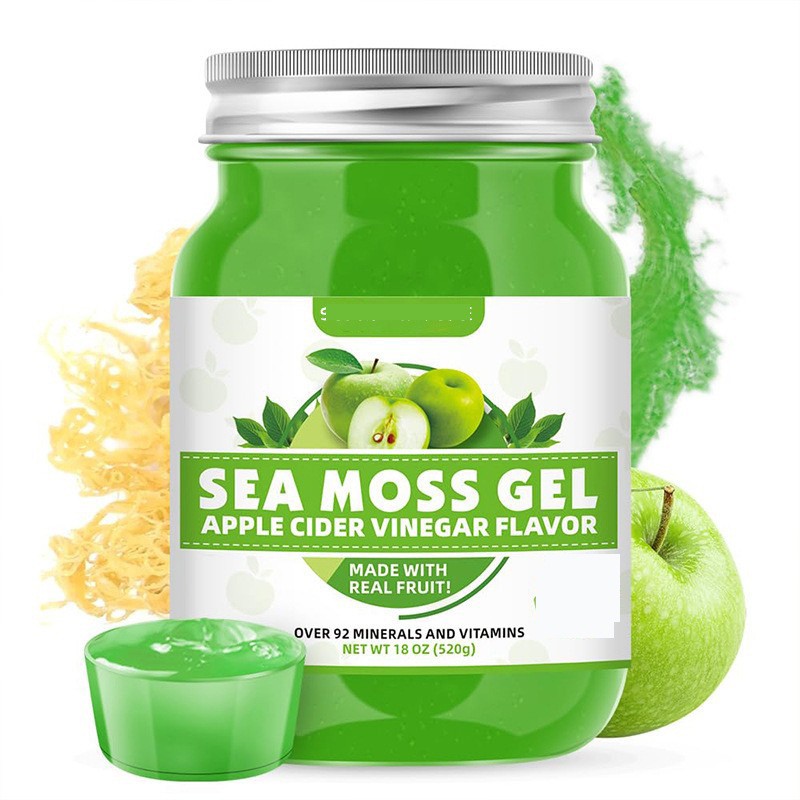 OEM Wholesale Private Label Supplement Irish Sea Moss Vitamins Pineapple Gels Organic Bulk Sea Moss Gel Fruit Flavor