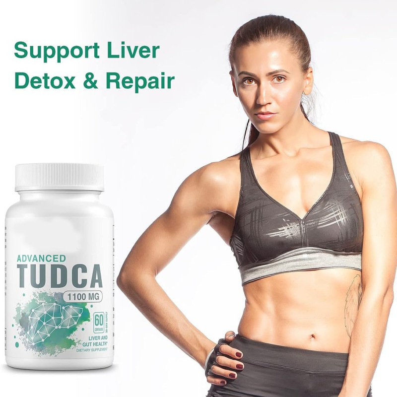TUDCA Capsule for Liver and Gut Health Supplement Natural 1100mg TUDCA Energy Boost Private Package