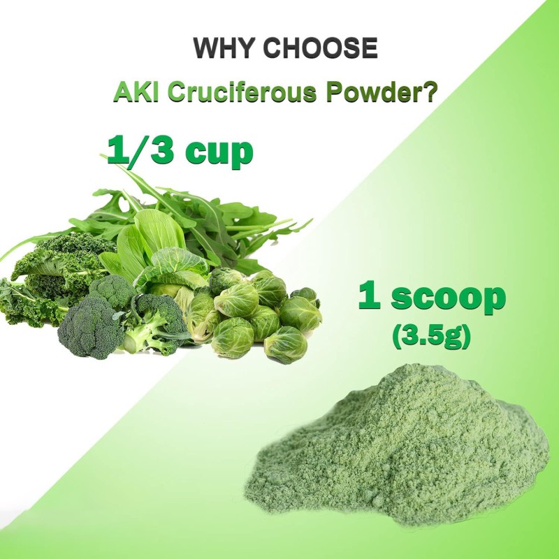 Cruciferous Greens150g and Superfood Powder Natural Pure Herbs Supplement Supports Healthy Weight OEM Package