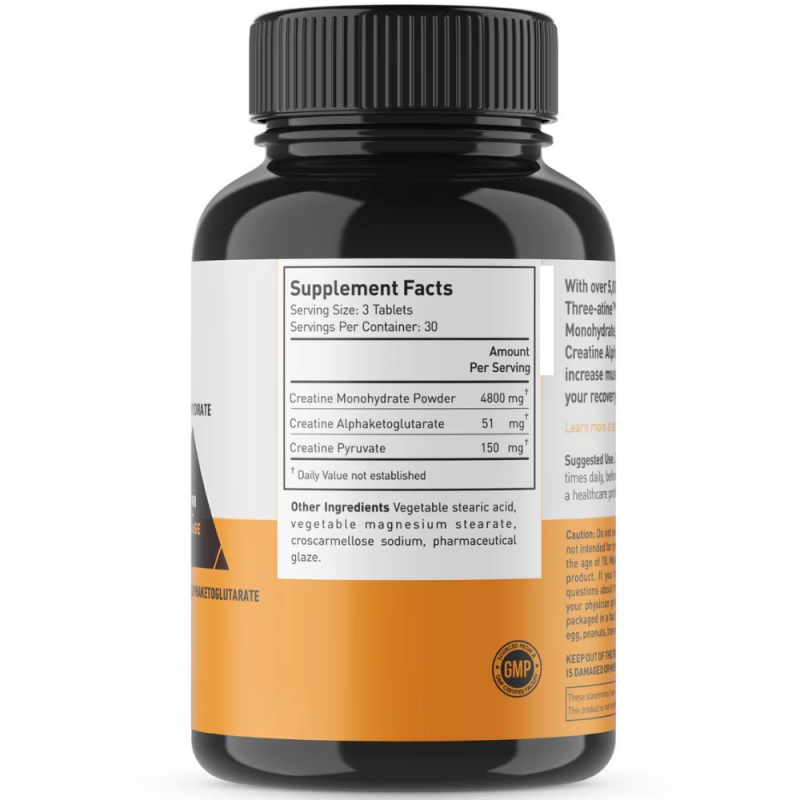 OEM/ODM Three Types Creatine Monohydrate Tablets Blend 90 Tablets Strengthen Muscle Support Energy Recovery Pills