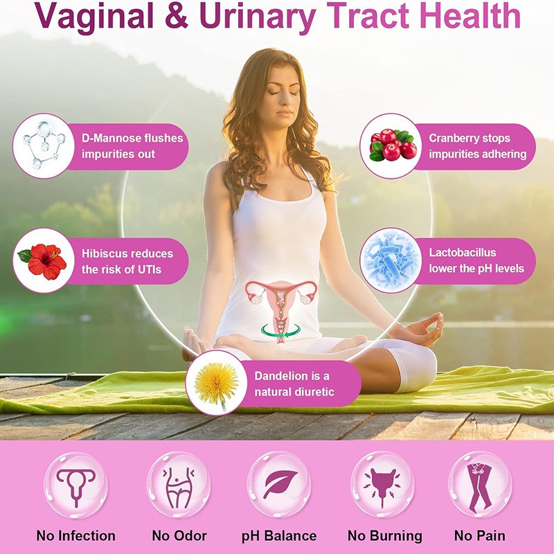 Private Package Probiotics Capsules Probiotics for Women Support UTI Health Immune System Capsules Enzymes & Prebiotics