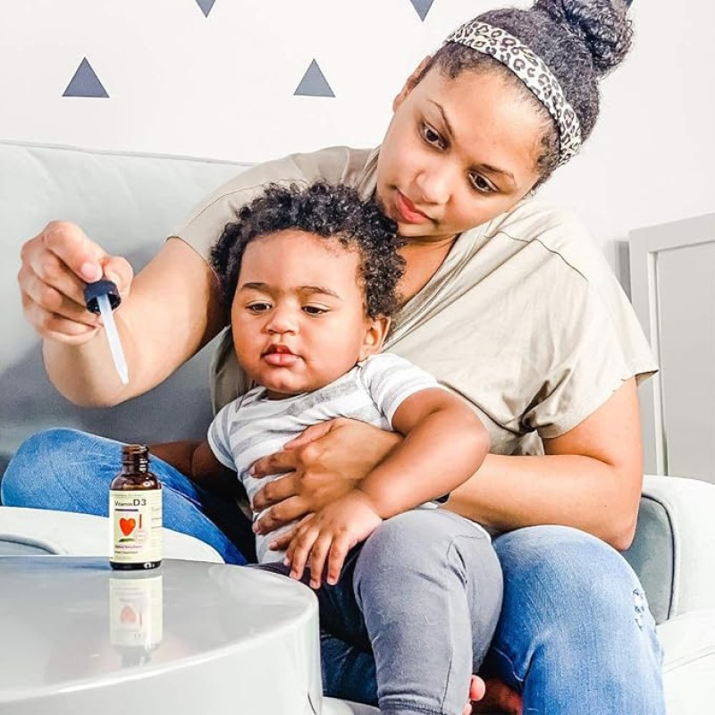 OEM Package Health Support Vitamin D3 Drops for Kids Supplements Natural Berry Flavor Immunity and Bone Support  Private Labels