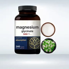 OEM Private Label Vegan Magnesium Glycinate Capsules/ Magnesium Glycinate Supplement/ Magnesium Glycinate Tablet
