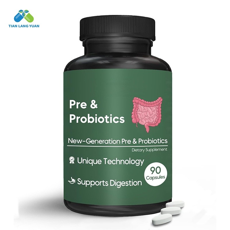 Provide Oem Package Wholesale Price Pre & Probiotics Tablets boost Support Immune System Digestion and Gut Health