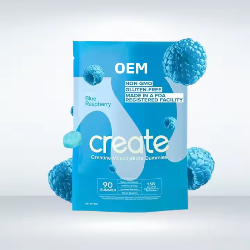 OEM Private Label Creatine Gummy Creatine Monohydrate Gummies  for Men & Women