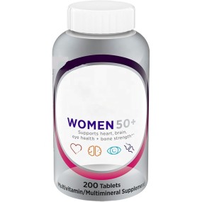 OEM Private Label Women's MultiVitamin 200 Tablets Vitamin Pills  Vitamins Group Supplement Support Whole Body Health