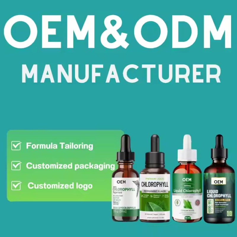 OEM Private Label Wholesale Supplements Liquid Chlorophyll Drops