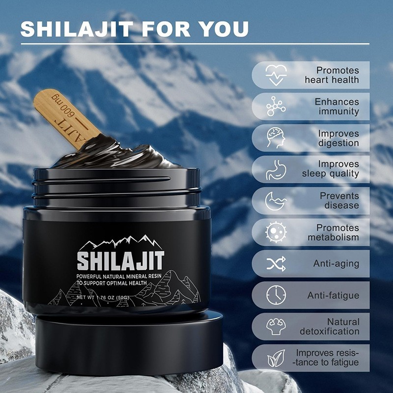 TLY Pure Himalayan Supplement Shilajit Resin with Fulvic Acid for Men Women Shilajit Paste