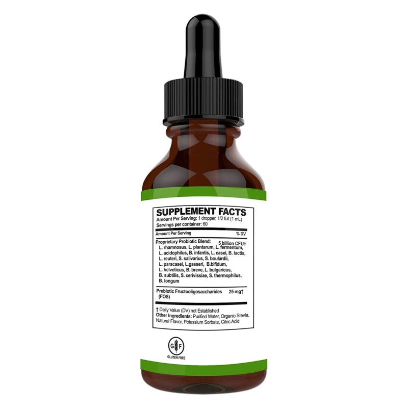 OEM Package Health Support Pro-20 Probiotic Drops Supplements 5 Billion CFUs Digestive Support Private Labels