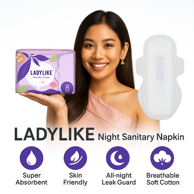 Sanitary Pads Factory - OEM Custom Day Use Calcinha Leak-free