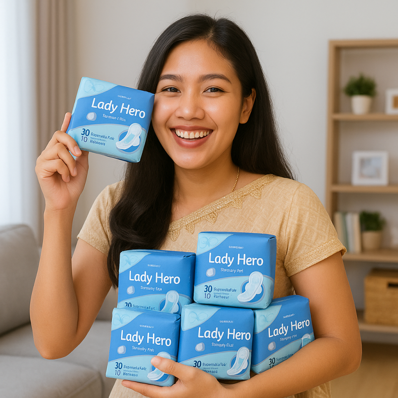 Sanitary Pads Factory - OEM Custom Breathable Fast Drying Pads