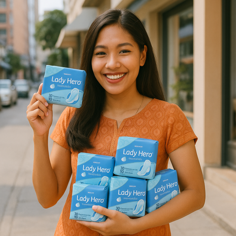 Sanitary Pads Factory - OEM Custom Breathable Winged Sanitary Pads