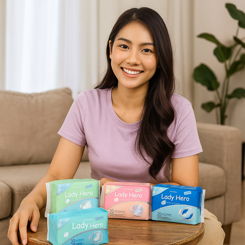 Sanitary Pads Manufacturer - OEM Custom Ultra-Thin Organic Cotton Pads