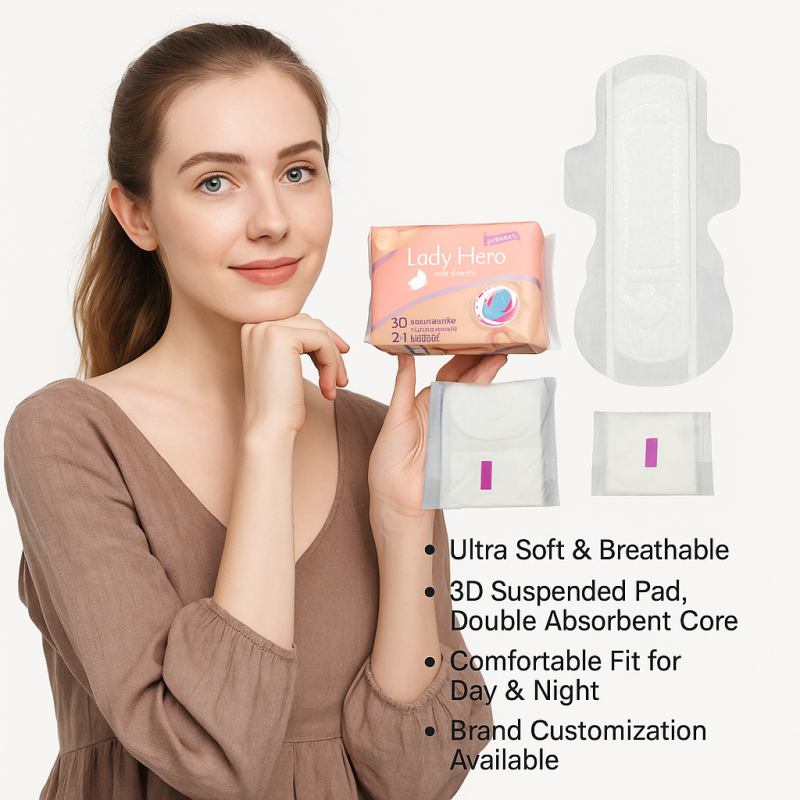 Sanitary Napkins Manufacturer - OEM Custom CE Certified Menstrual Pads