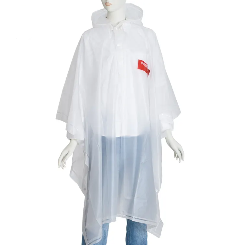 Rain Poncho Manufacturer - Waterproof PLA Degradable with Hood