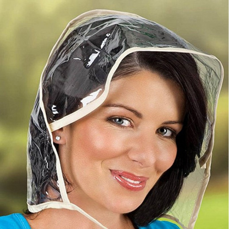 Rain Poncho Manufacturer - Transparent Plastic Rain Bonnet
