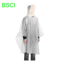 Rain Poncho Manufacturer - Adult PE Clear Disposable
