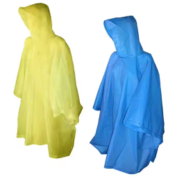 Rain Poncho Factory - OEM Logo Printing PLA Material