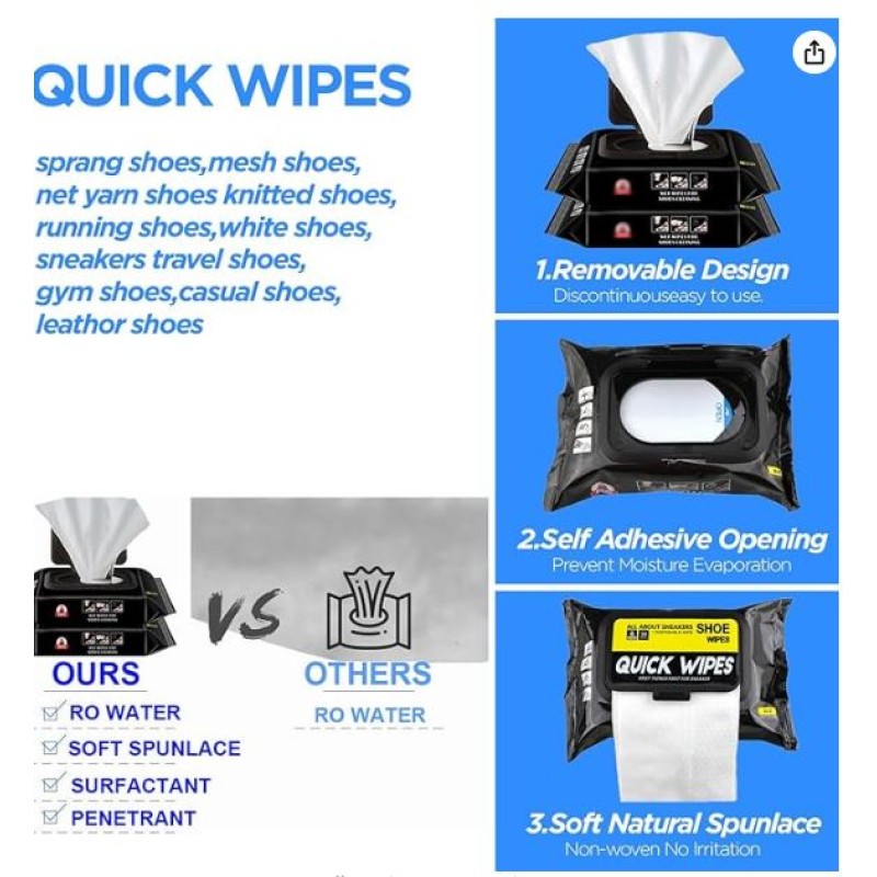 Wet Wipes Manufacturer - Custom Quick Cleaning Shoe