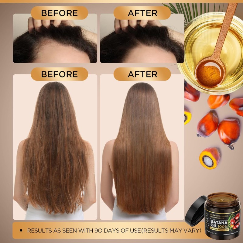 Private Label Hot Sale Batana Oil for Hair Growth 100% Raw Organic Batana Oil Hair Mask Growth