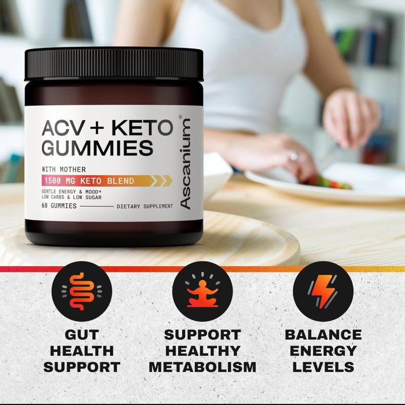ODM/OEM ACV KETO Gummies Apple Cider Vinegar for Weight Loss & Energy Vegan Supplement Gummies