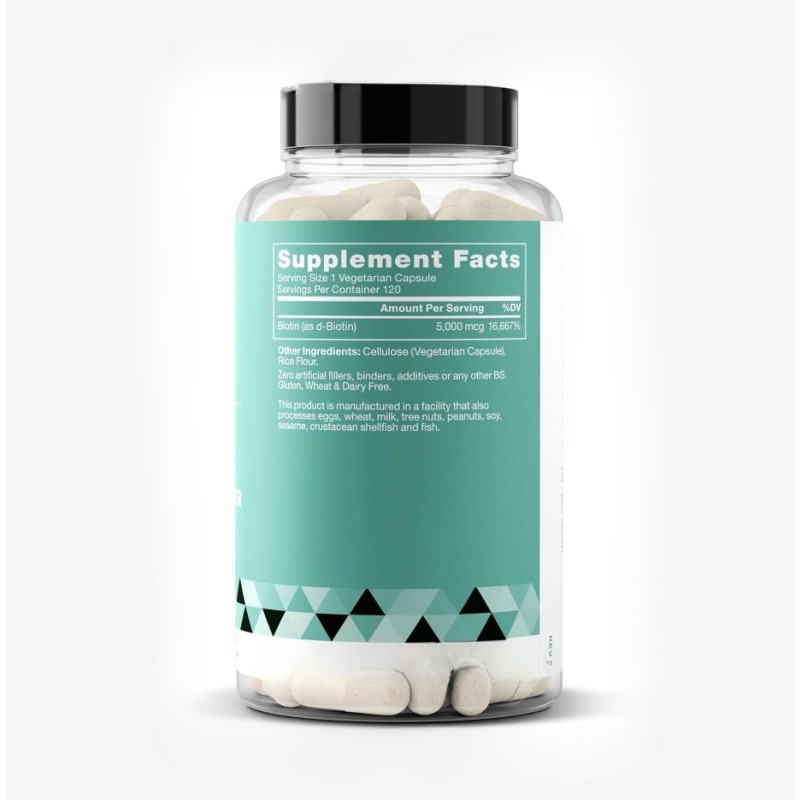 Hair Skin Nails Supplement High Potency for Healthy Hair White Light Skin Vitamins Biotin Capsules