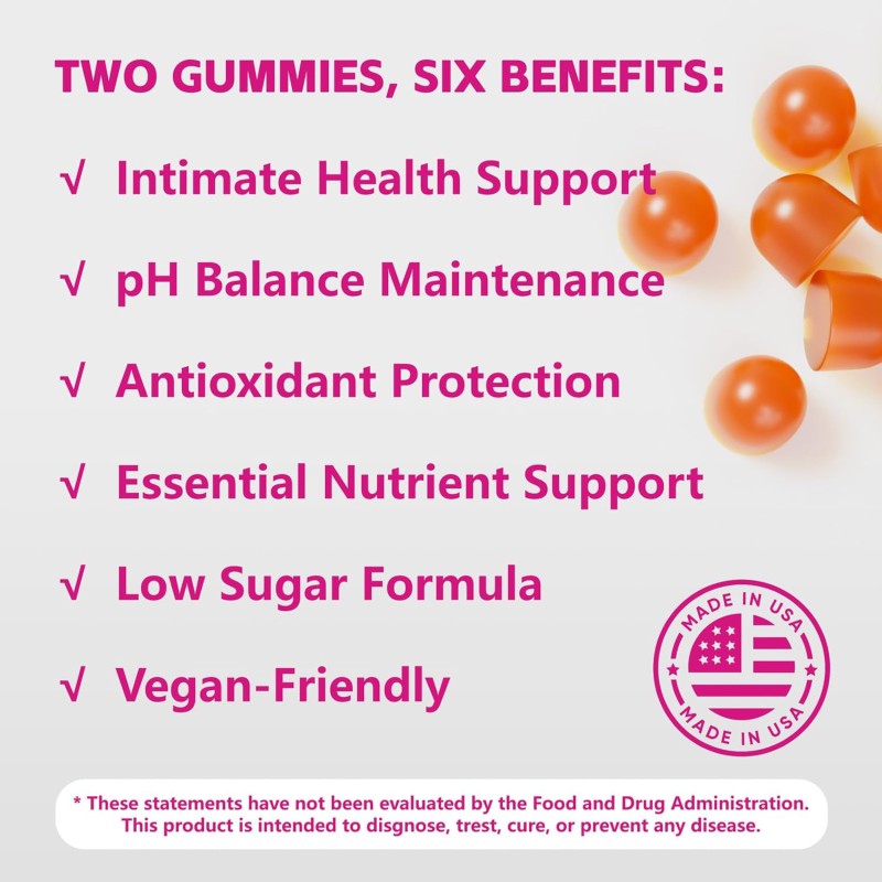 Wholesale Food Healthcare Herbal Supplements Premium Feminine Balance Gummies for Women Health & Wellness