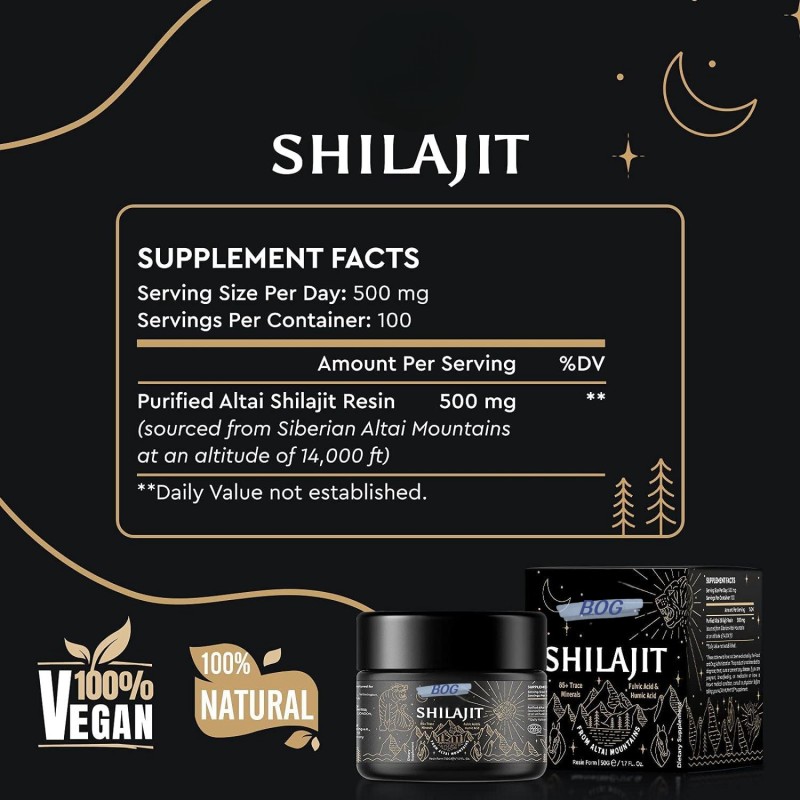 Wholesale Sale Organic Silajit Shilajit HImalayan Resin Pure Shilajit Extract for Energy, Immunity