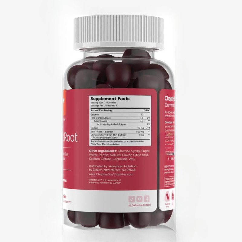 Private Label Sugar-Free Beet Root Gummies for Adults Energy & Heart Health Support Vegan Non-GMO & Gluten Free