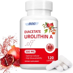 Vegan Capsules Urolithin a Capsules Mitochondrial Supplements for Boost Antioxidant Longevity Cell Repair Muscle