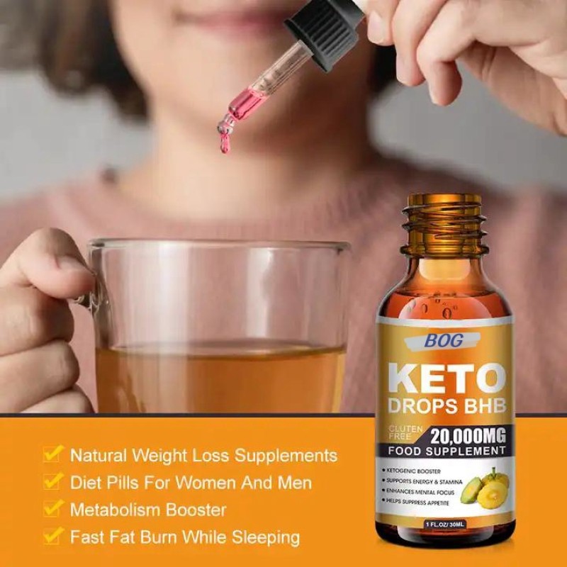 Organic Pure BHB Keto Drops Weight Loss Products Keto Diet Supplement Slimming Diet Drops