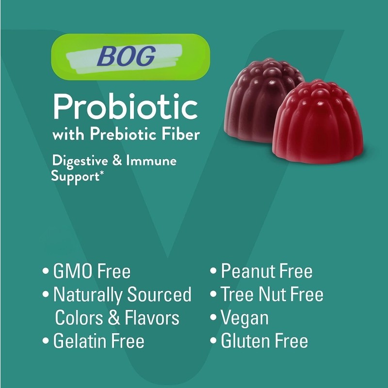 OEM Supplement Probiotic Gummies Digestive & Immune Support 2 Billion Beneficial Bacteria for Human Needs