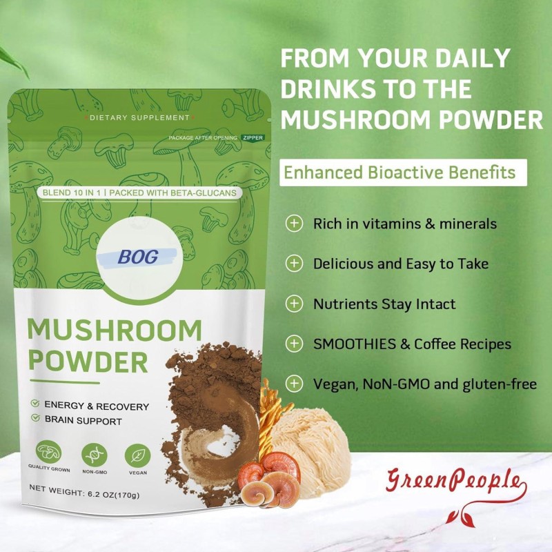 Hot Sale Lions Mane Mushroom Coffee Superfood Mushroom Complex Powder