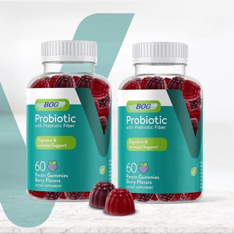 OEM Supplement Probiotic Gummies Digestive & Immune Support 2 Billion Beneficial Bacteria for Human Needs