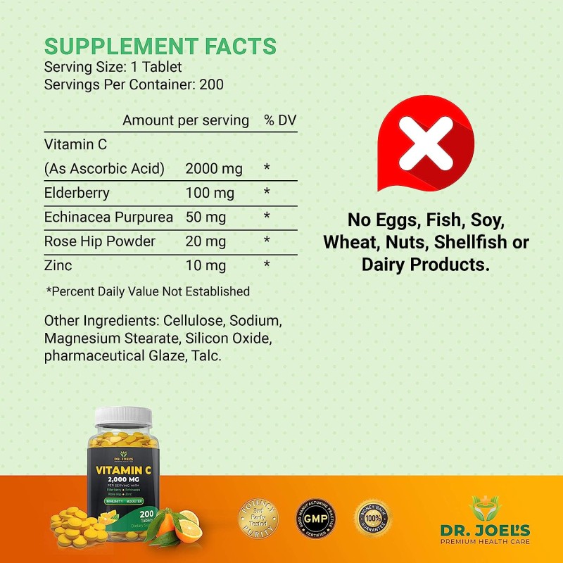 Wholesale Customized Vitamin C Multivitamin Tablets Brain Health Supplement & Immune Support