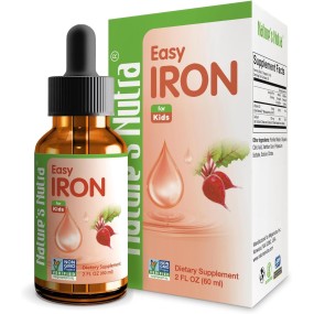 Iron Vitamin Drops Organic Liquid Iron Drops for Adults With MCT Oil Free Blood Builder