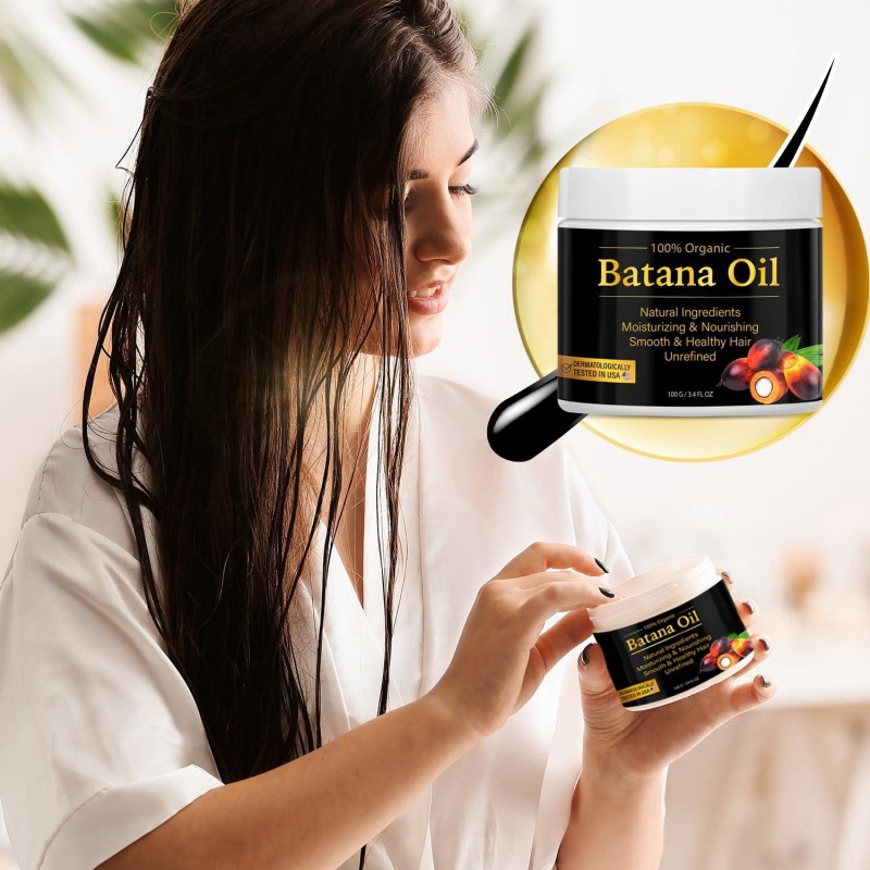 Hot Sale Batana Oil 100% Natural Raw Batana Oil for Hair Growth Batana Oil