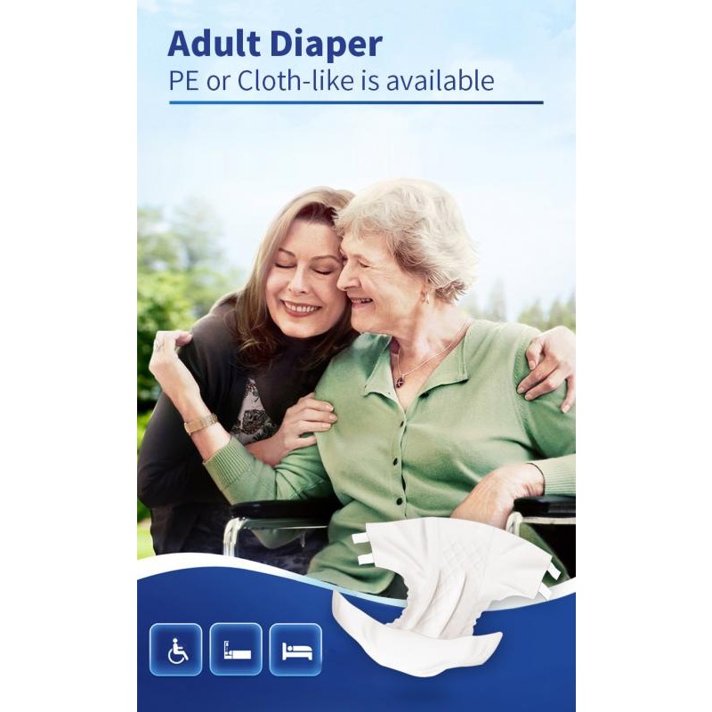 Adult Diapers Manufacturer - OEM Custom Ultra Thin High Absorption Diapers