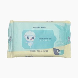 Wet Wipes Manufacturer - OEM Custom 8 Sheets Pack Hand Face Cleaning Wipes