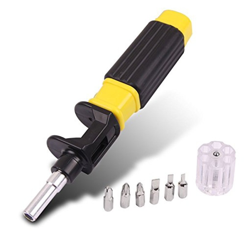 Screwdriver Factory - 6 in 1 Multi-Bit Precision Tool