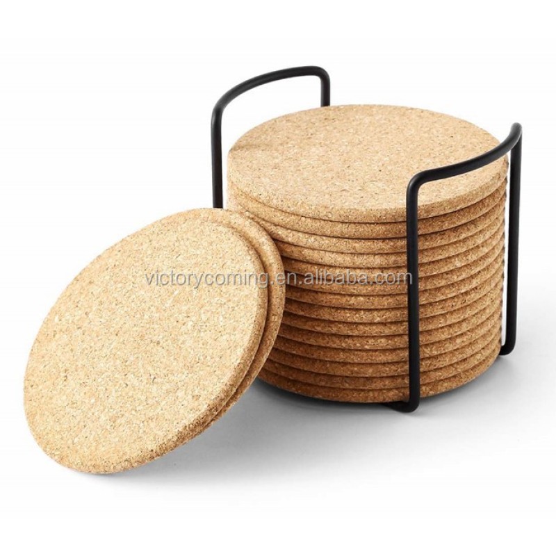 Cork Coaster Manufacturer - Absorbent Reusable 16pcs Set