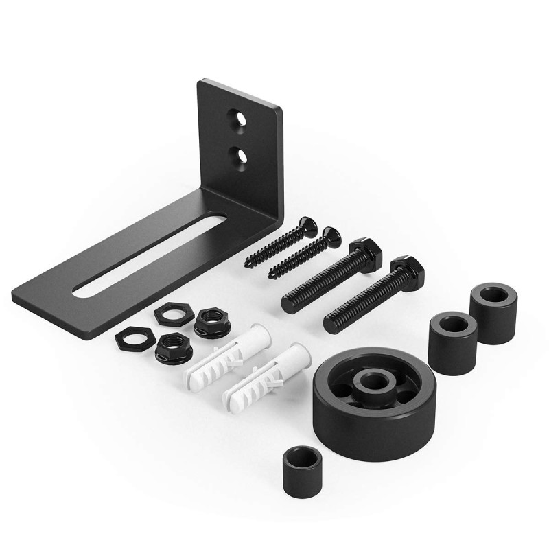 Barn Door Guide Factory - Bottom Adjustable Roller Flush