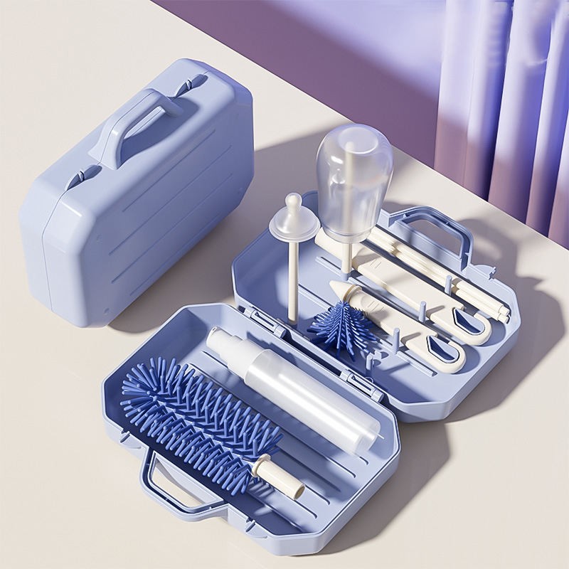 Bottle Brush Supplier - 6 in 1 Silicone Cleaner Kit