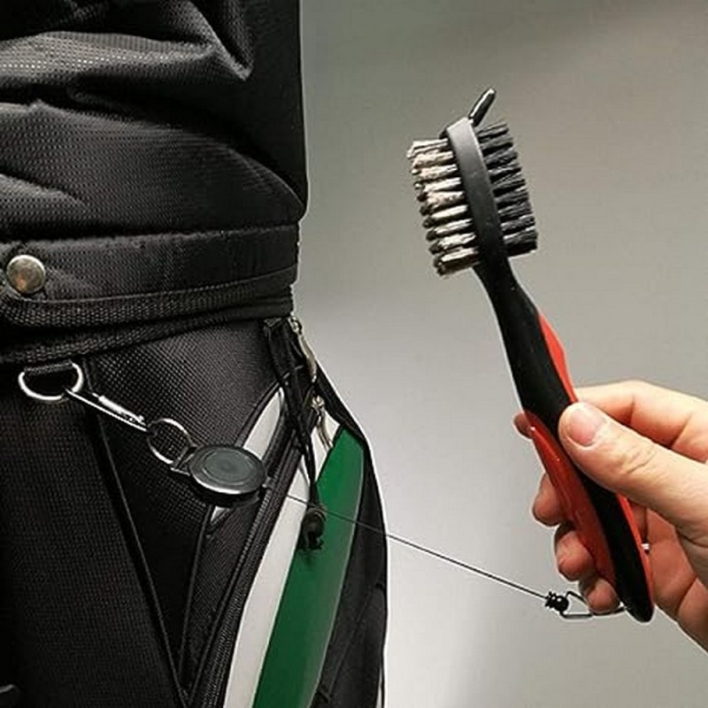 Golf Cleaner Factory - Nylon Wire Bristles Retractable