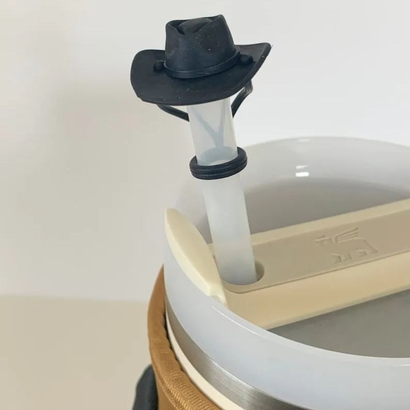 Cowboy Hat Cover Manufacturer - Silicone Straw Cap 10mm