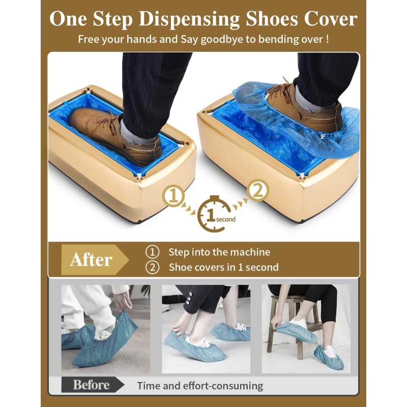 Shoe Cover Dispenser Factory - Automatic 200pcs Disposable