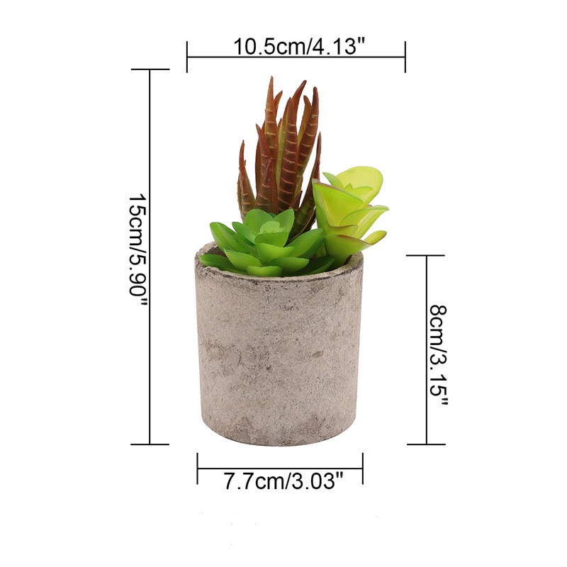 Topiary Factory - Mini Potted Faux Plastic Decoration